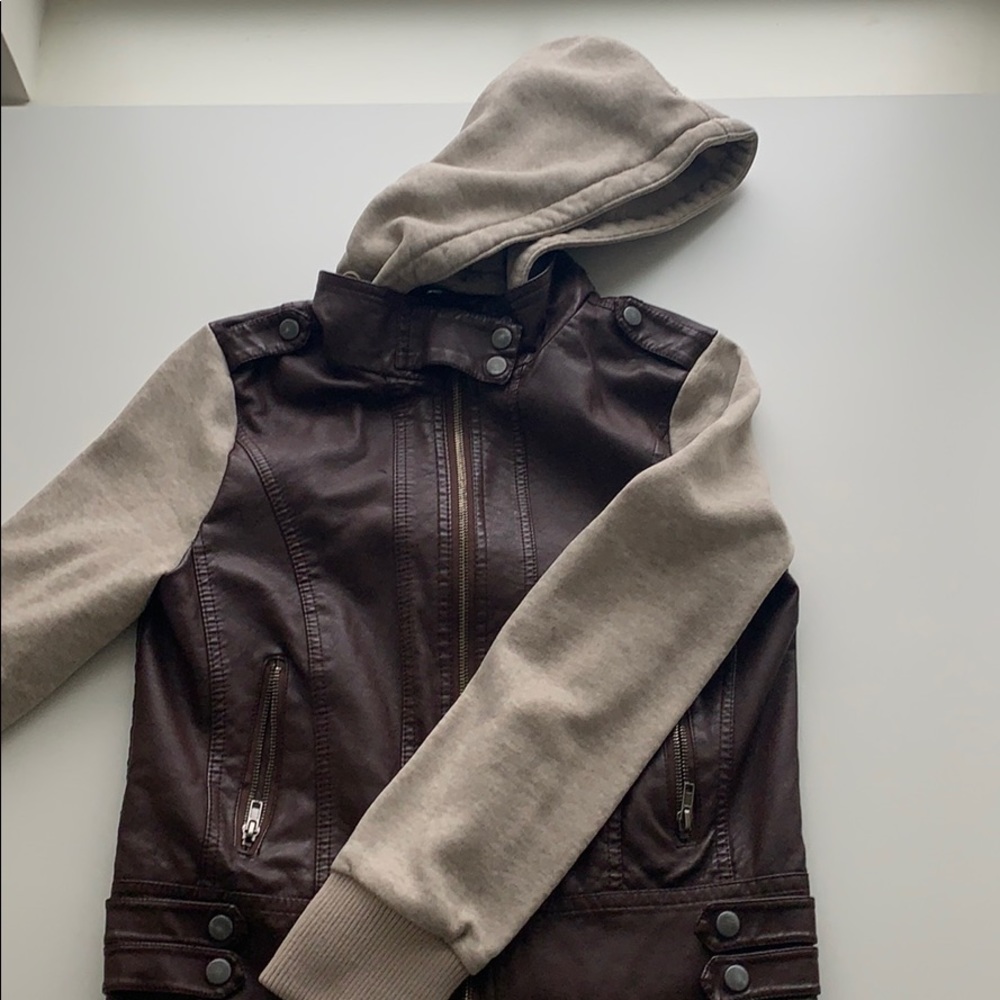 Faux Leather Jacket